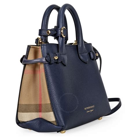 sac baby banner burberry|Burberry The Baby Banner Leather and House Check Tote .